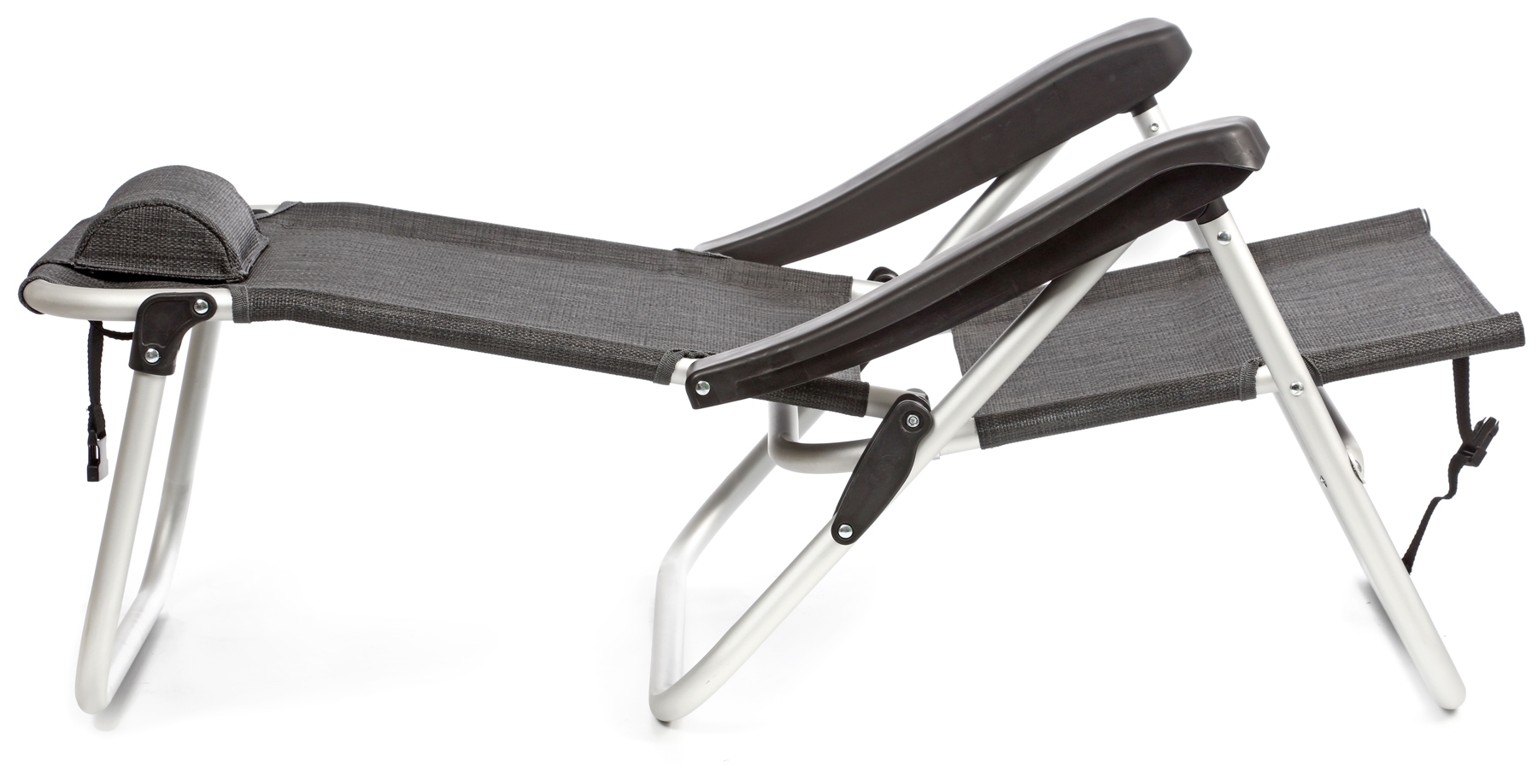 Siren reclining aluminium beach chair - Image 4