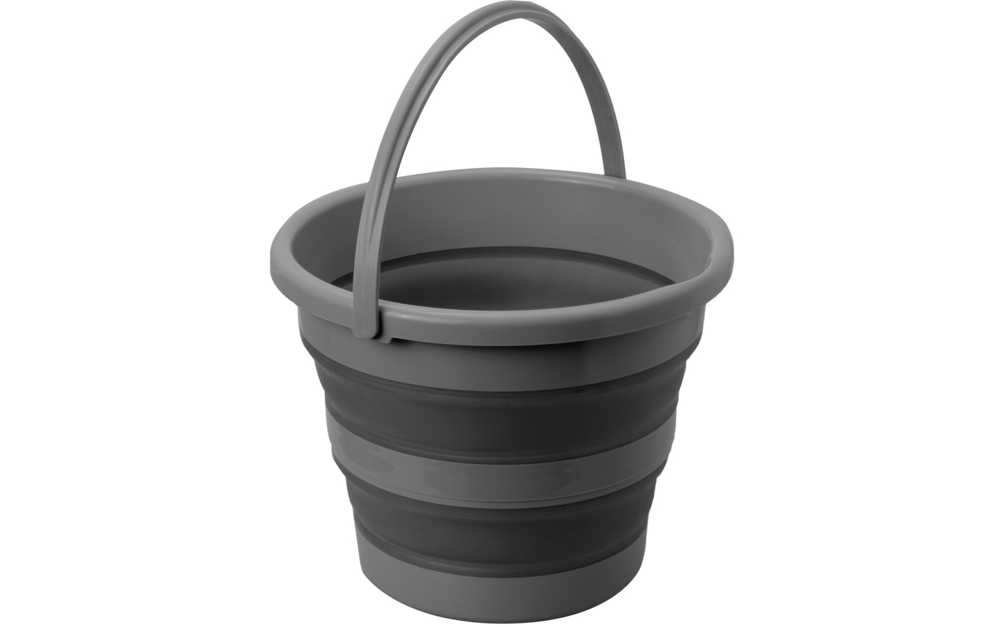 Collapsible 10l camping bucket - black - Image 2