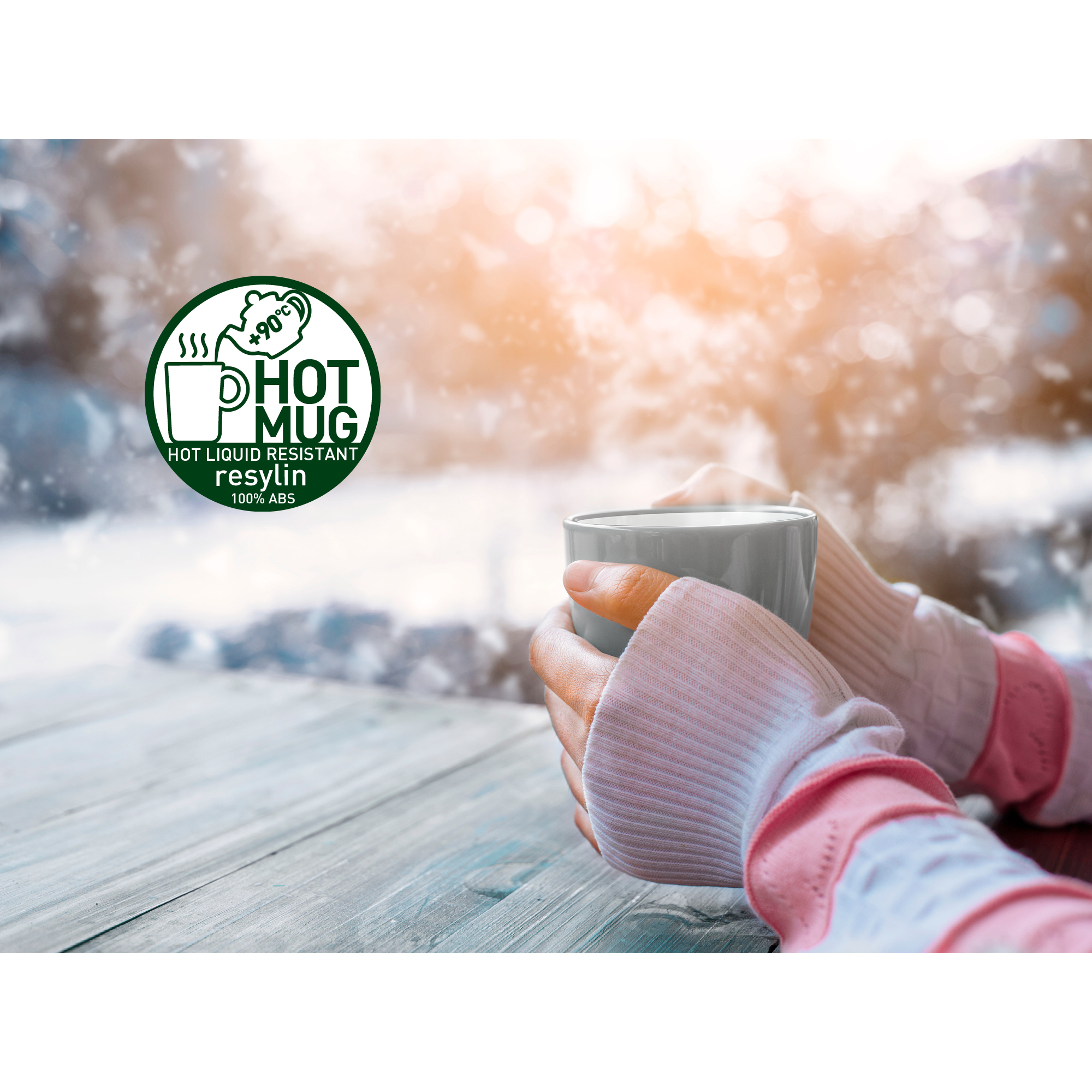 Bellagio 16-piece stackable outdoor dinnerware set - lunchbox - Afbeelding 8