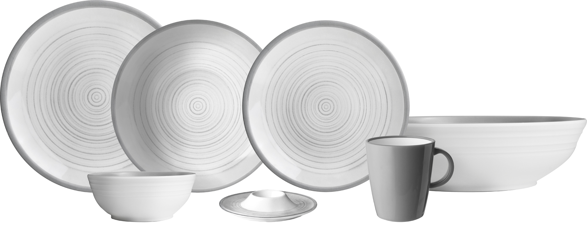 Bellagio 16-piece stackable outdoor dinnerware set - lunchbox - Afbeelding 10