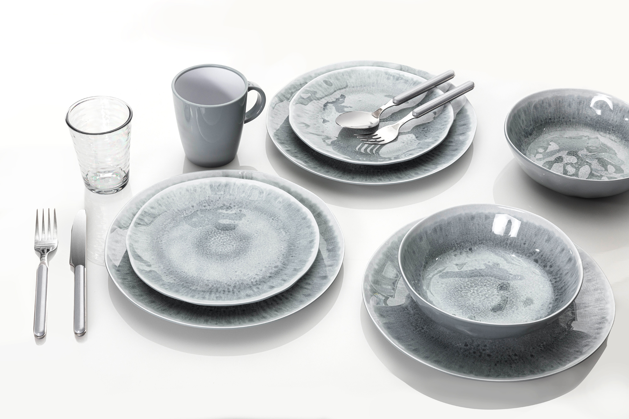 Pearl 16-piece melamine dinnerware set - lunchbox - Image 8