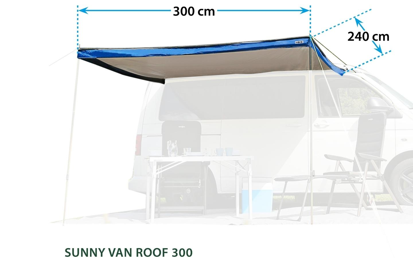Sunny van roof 300 campervan sun canopy - Image 4