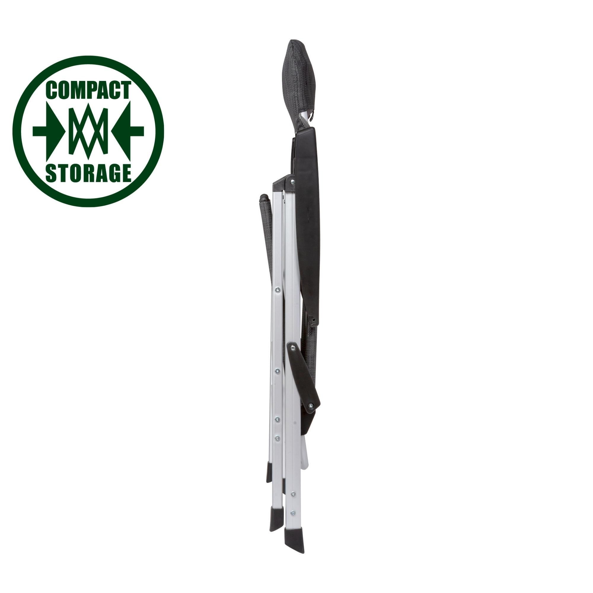 Skye folding camping chair - black - Image 9