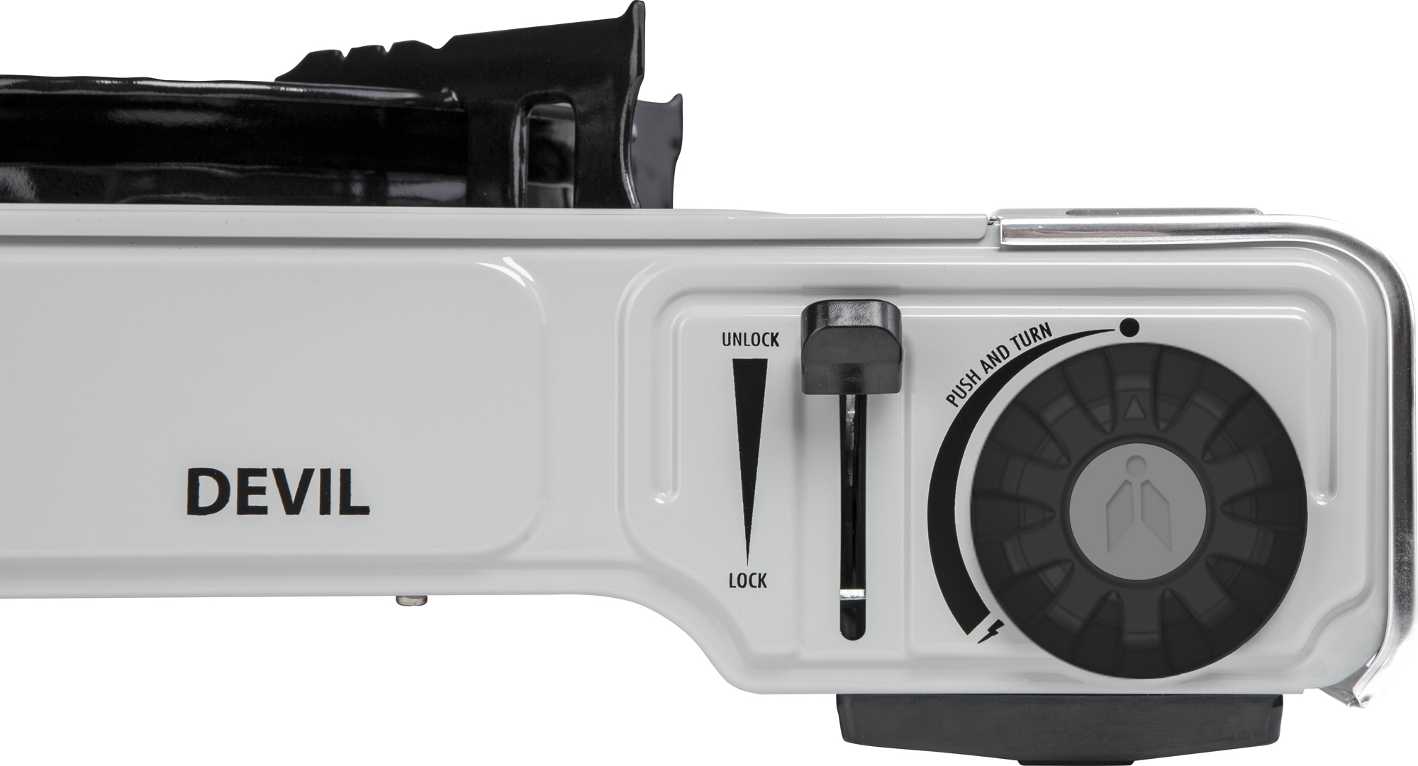 Devil portable gas stove with stainless steel body - Image 2