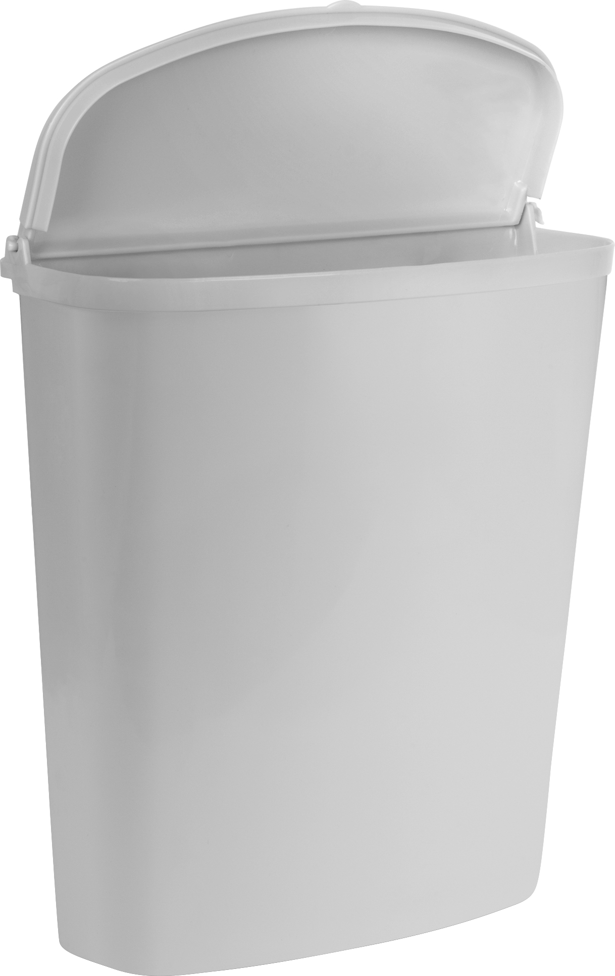 Pillar hanging waste bin - white