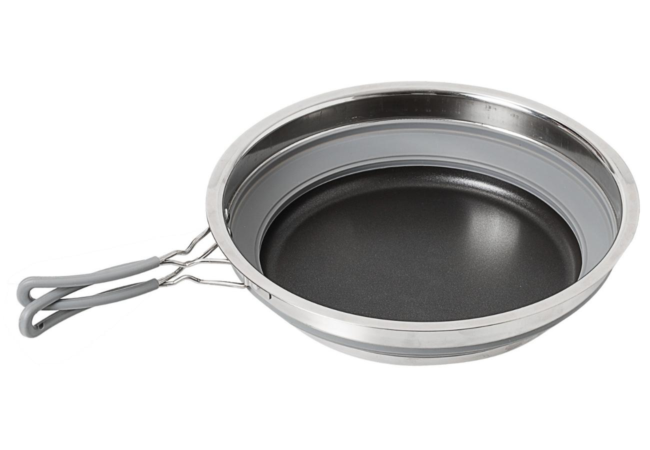 Volcano frying pan fold-away