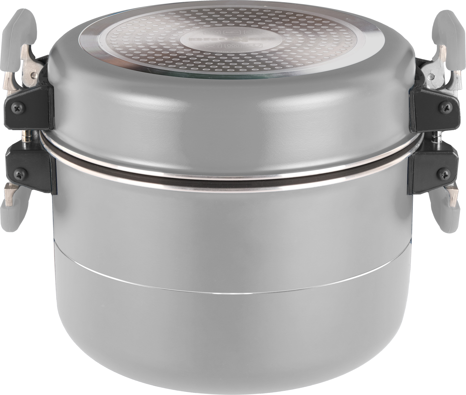 Popote fusion 7+1 non-stick aluminum cookware set ø 22 - Image 3