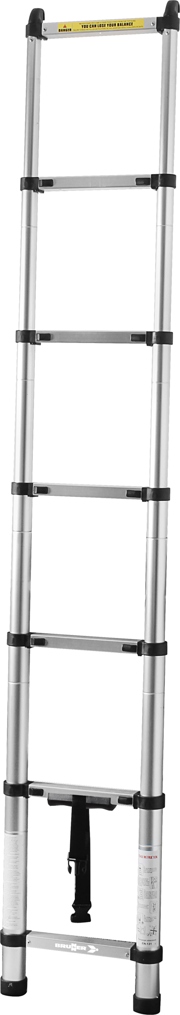 Laddy alcove telescopic aluminum ladder