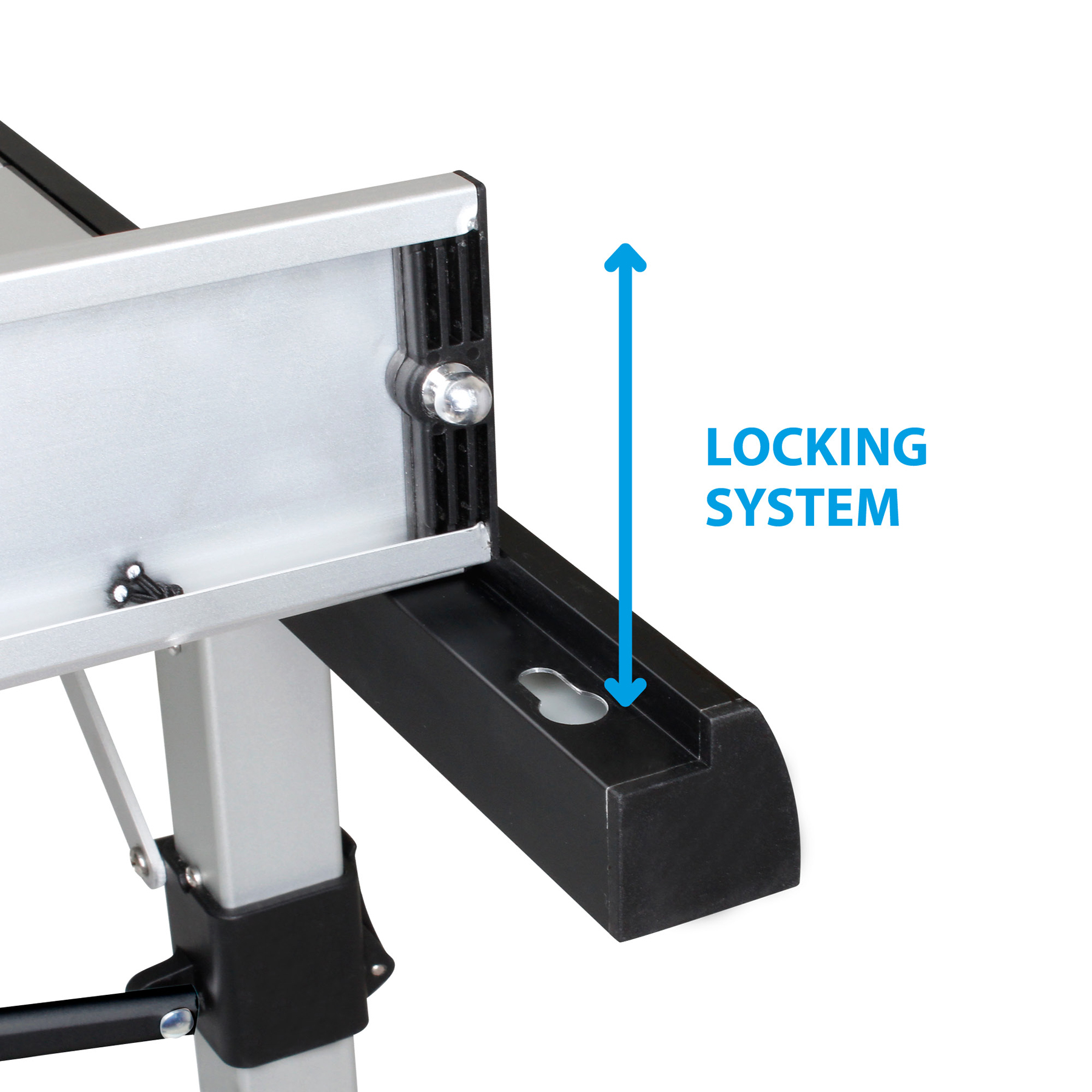 Titanium quadra compack 4 120.5 x 70 cm folding camping table - Image 3