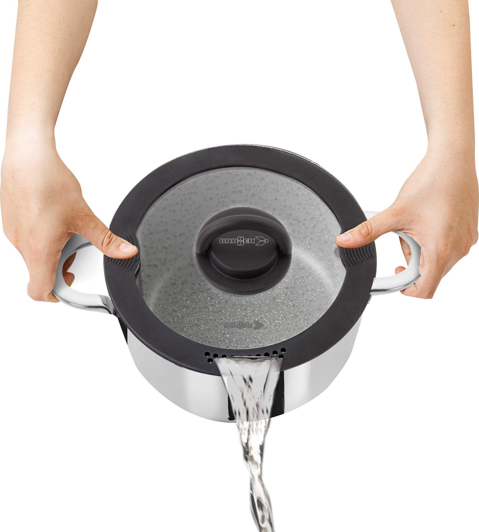 Popote academy high ng 7+1 stainless steel cookware set ø 22 - Image 4