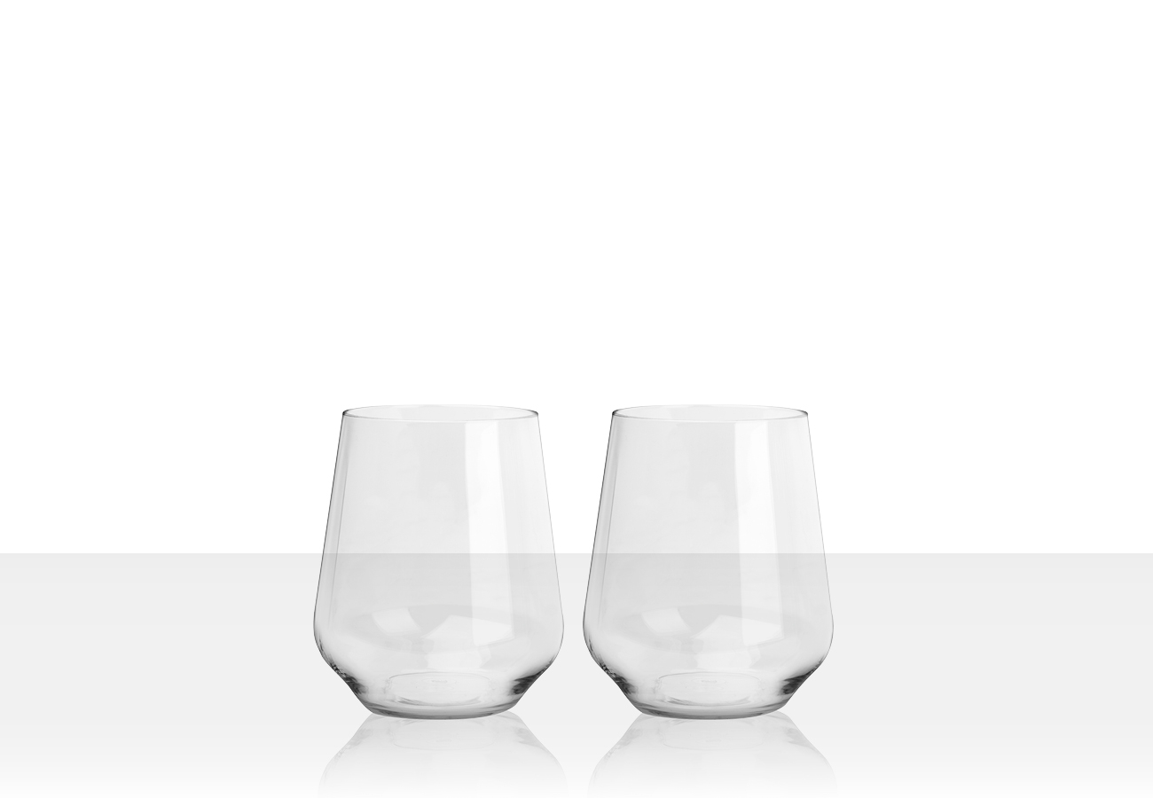 Classic tritan water glass set 2 pcs
