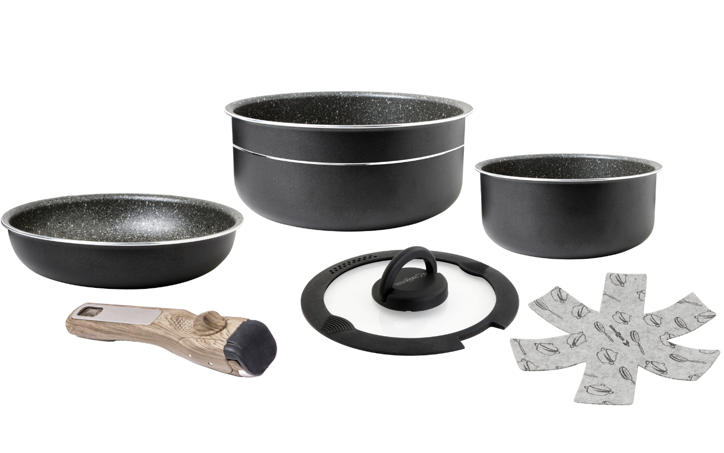 Popote pirate spacemaster ø 20 mini camping cookware set