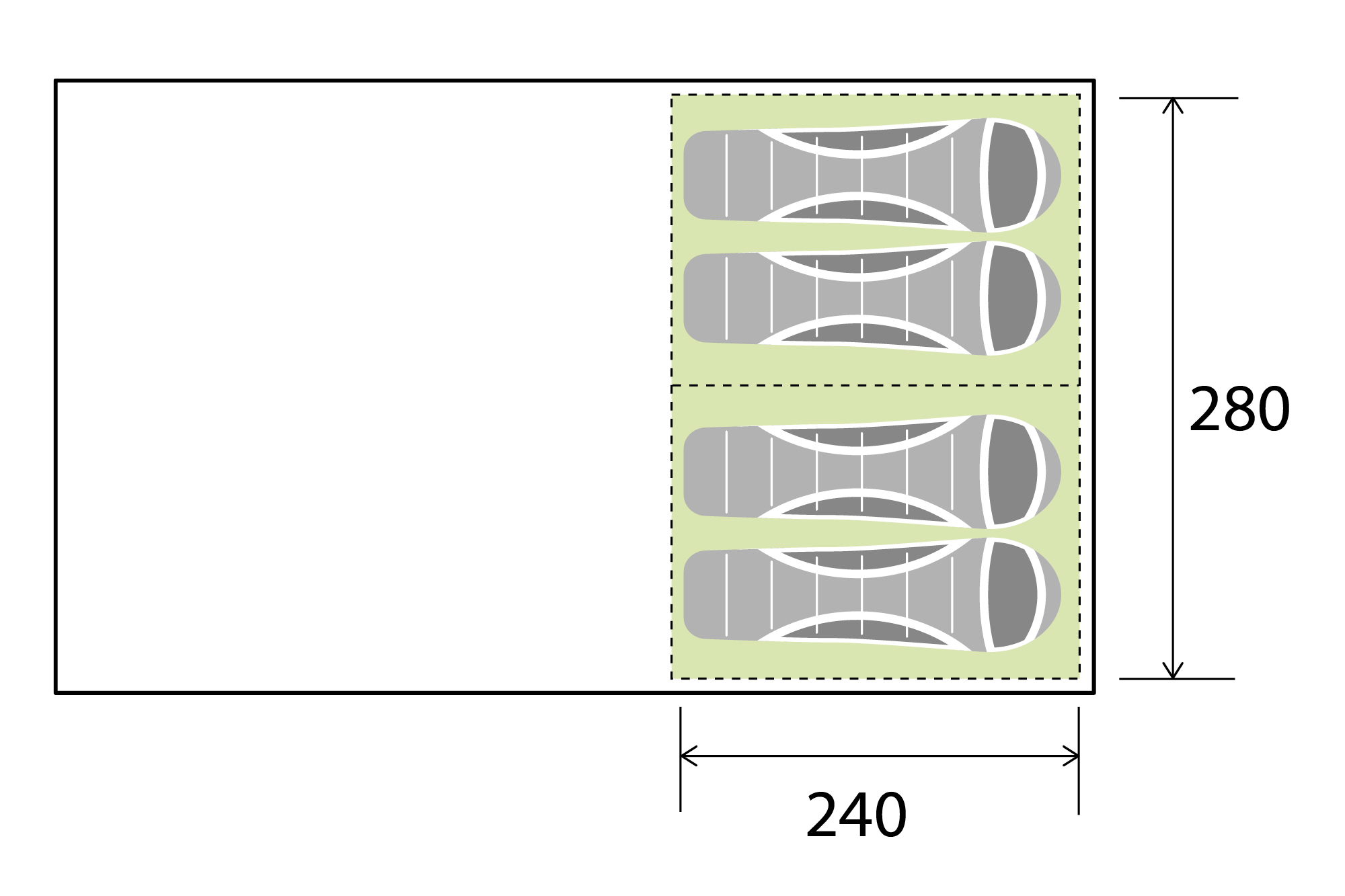 Tent maisonel 4 a.i.r. tech - Image 6