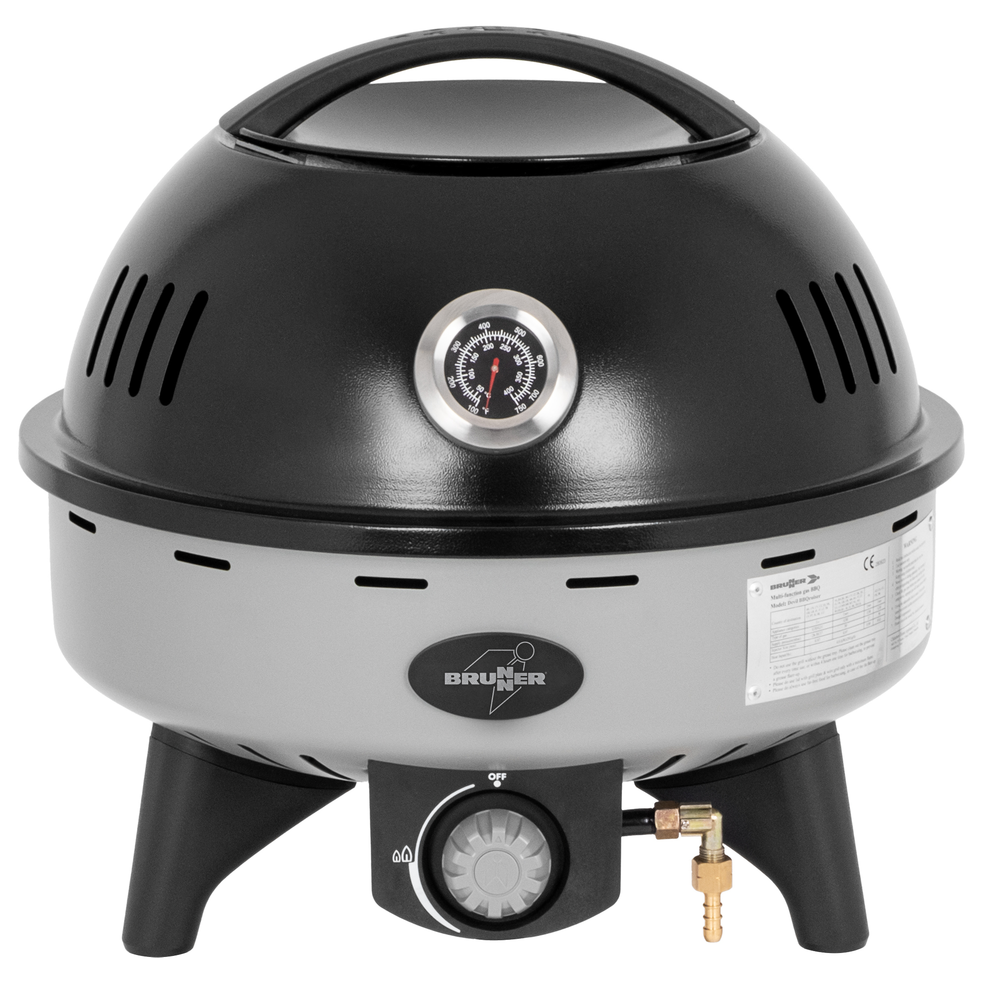 Devil bbqruiser lt portable gas outdoor grill