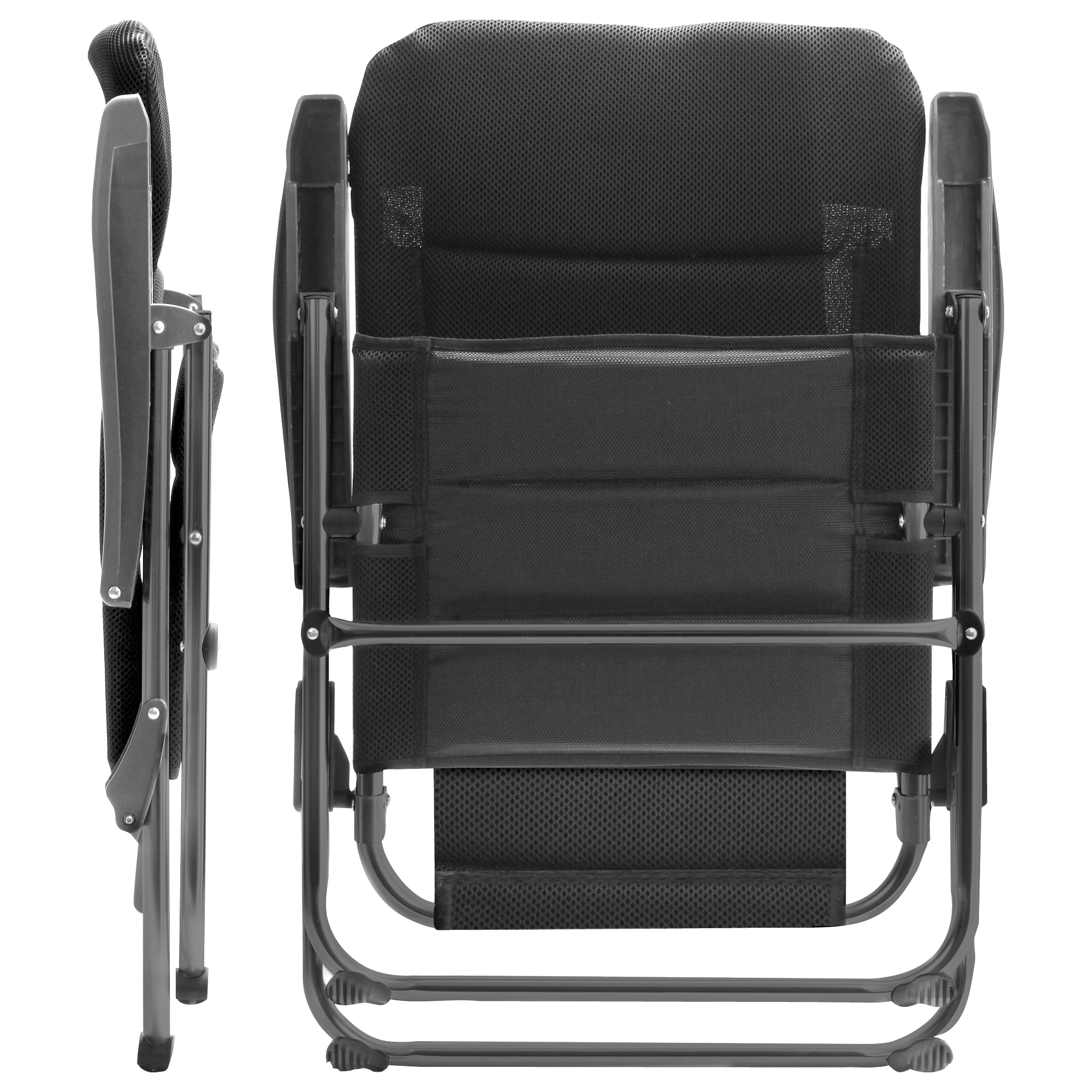 Skye 3d compact folding camping chair - black - Image 4