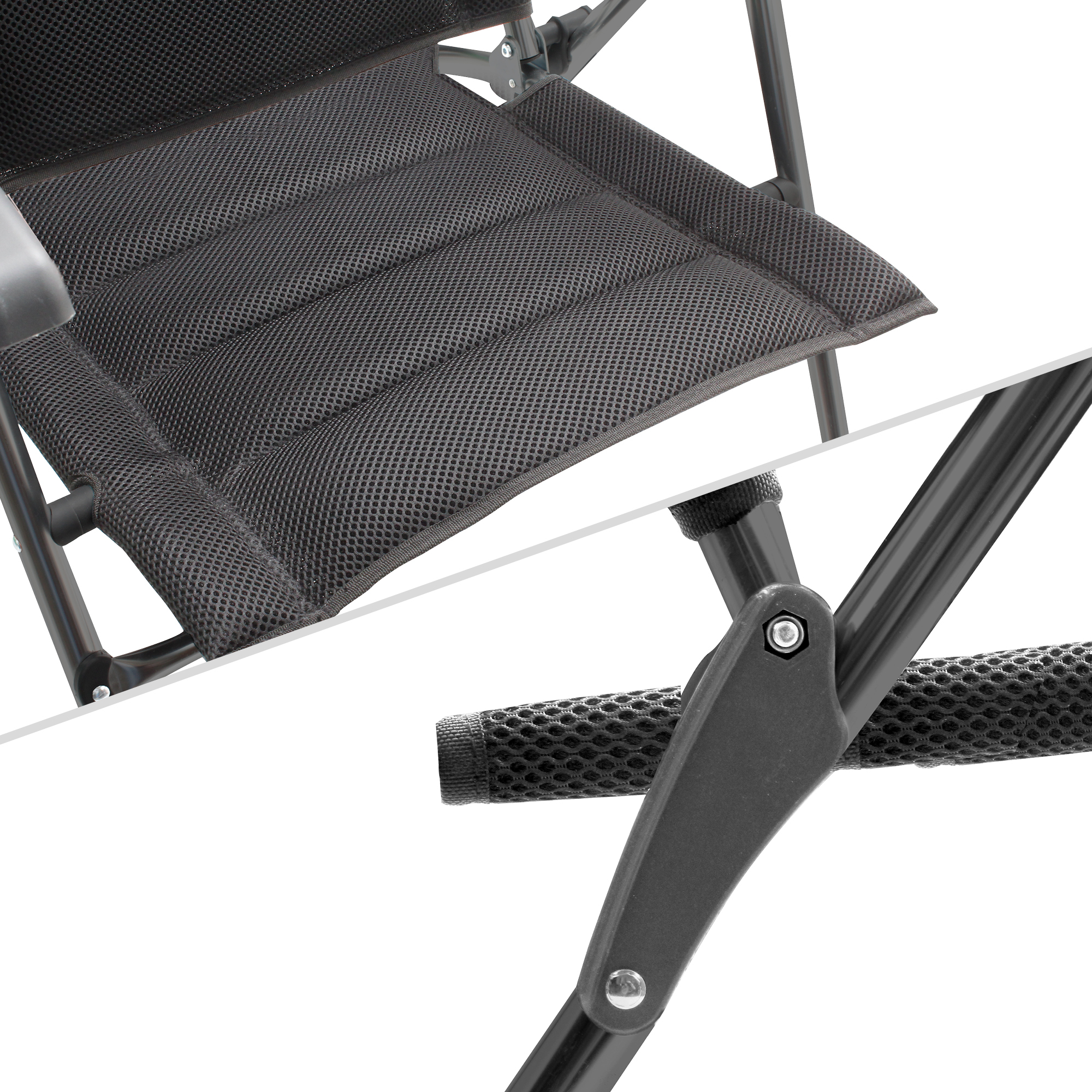 Skye 3d compact folding camping chair - black - Image 7