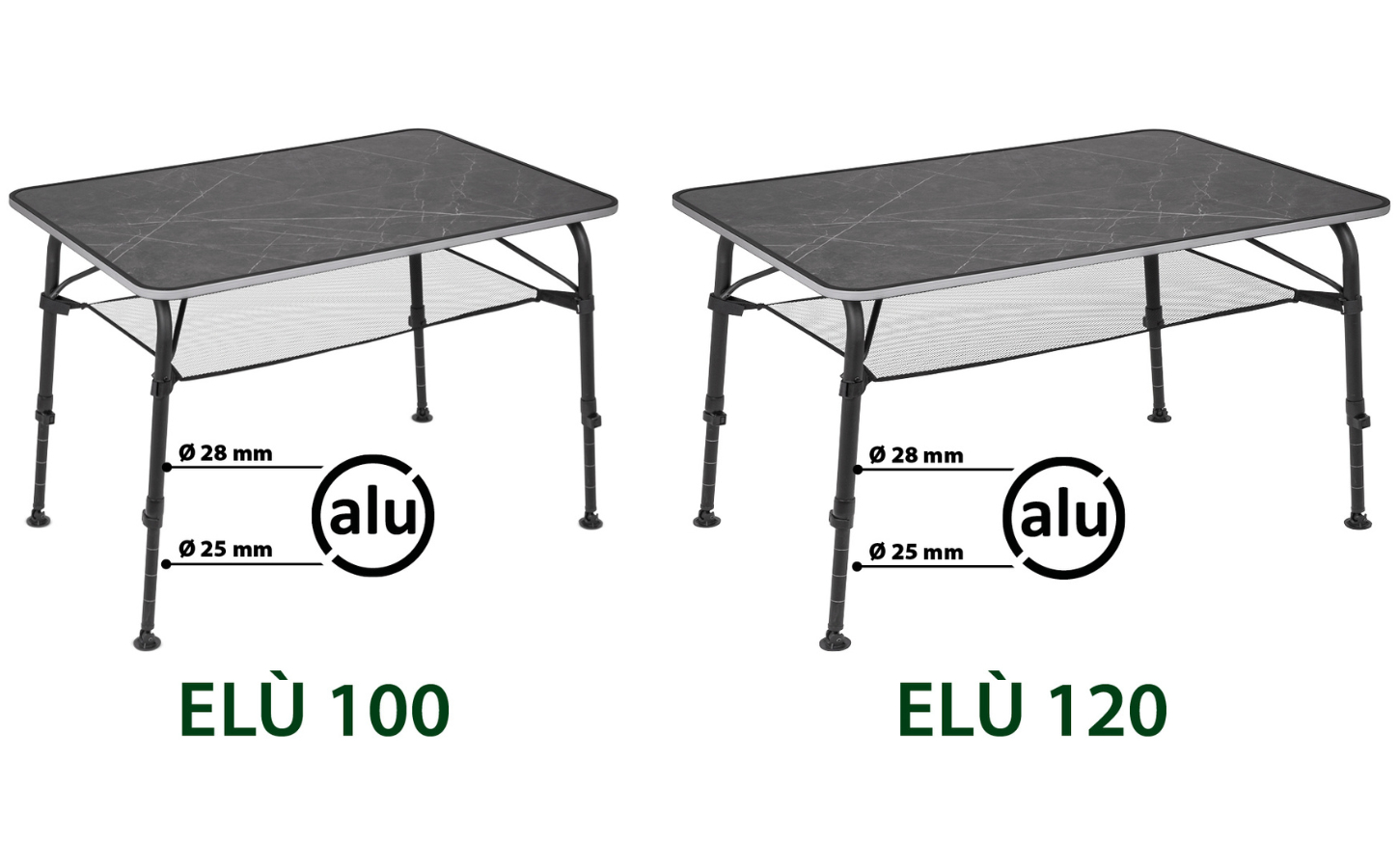 Elù 120 folding camping table - Image 2