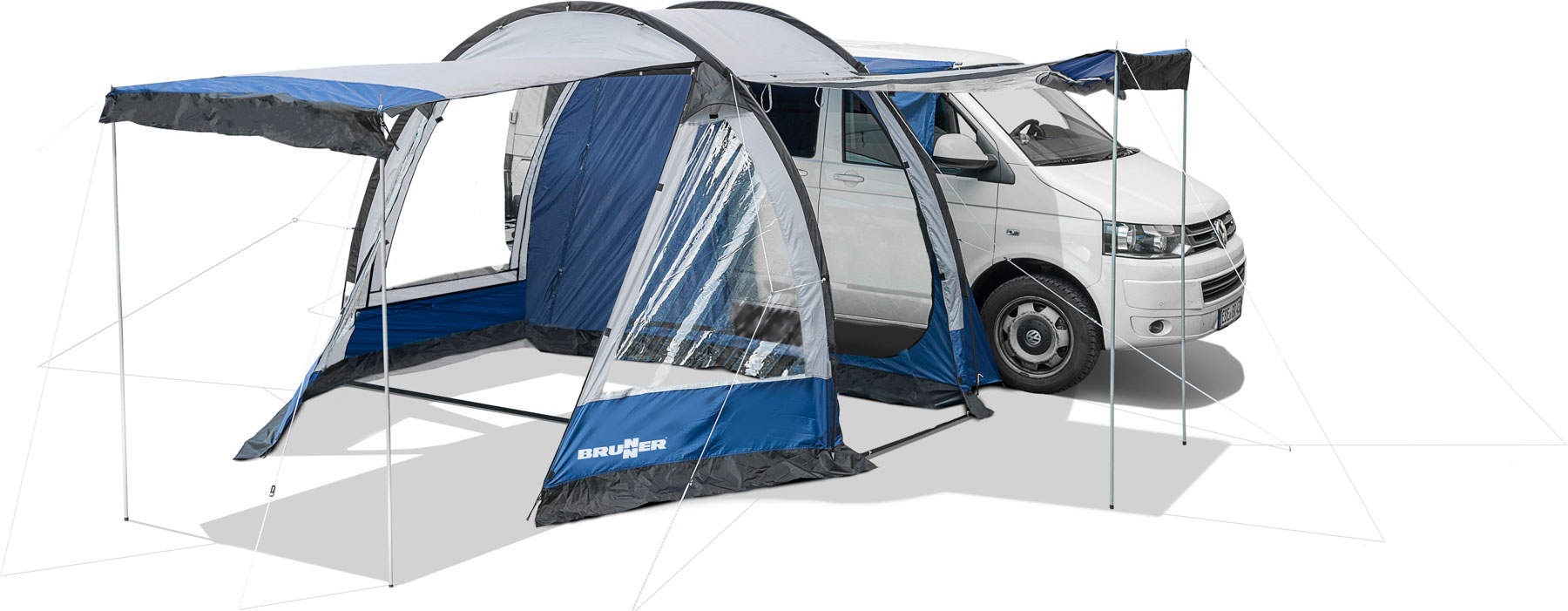 Entrada freestanding drive-away awning