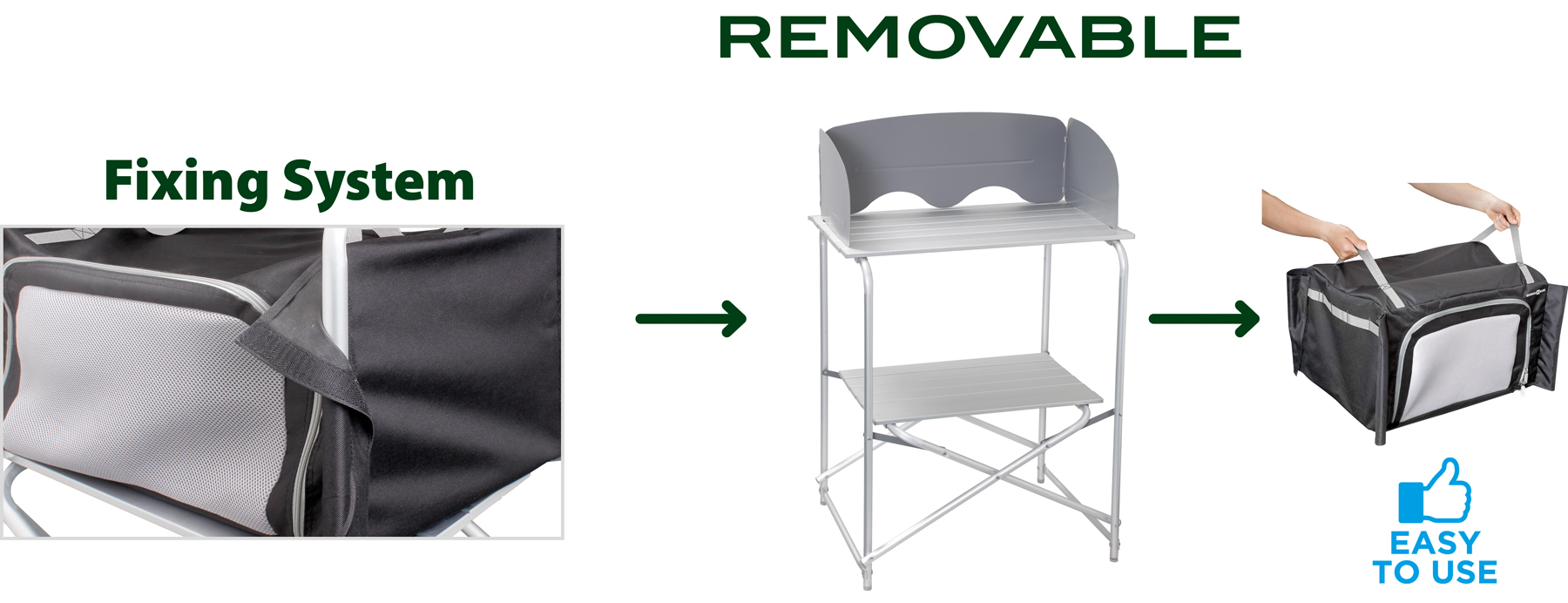 Snack basic folding camping kitchen - Image 6